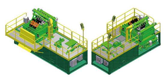 mud recycling system,GNMS-400B self contained mud recycling,400GPM mud recycling system
