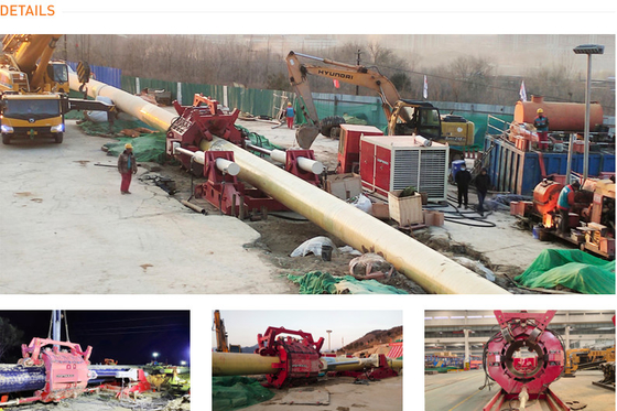 500ton pipe thruster, GSP5000 pipe thruster, goodeng GSP5000 pipe thruster