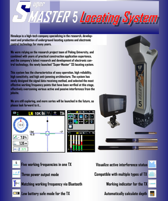 Himalaya locating system S5, master 5 locating system, Guidance instrument