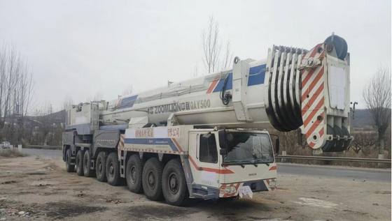 Used Zoomlion 500ton all terrain crane QAY500, Zoomlion QAY500 Ton Truck Crane, used 500ton truck crane