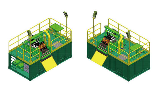 mud recycling system,GNMS-200B self contained mud recycling,200GPM mud recycling system