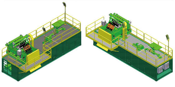 mud recycling system,GNMS-600B self contained mud recycling,600GPM mud recycling system