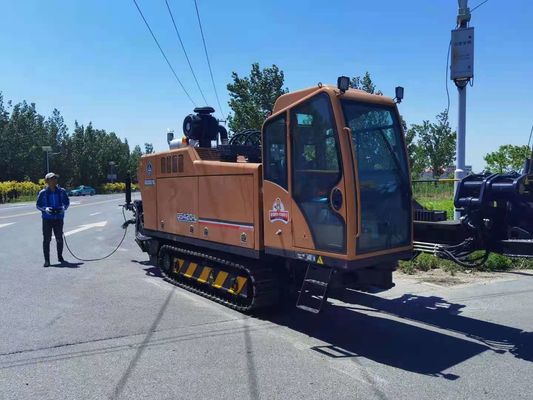 hdd machine 42ton for underground pipeline, trenchless horizontal directional drilling machine GS420-LS, 42t hdd rig