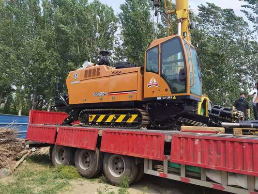 hdd machine 42ton for underground pipeline, trenchless horizontal directional drilling machine GS420-LS, 42t hdd rig