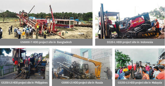GS6000-TS HDD machine, underground pipeline, underground pipe laying, trenchless drill machine