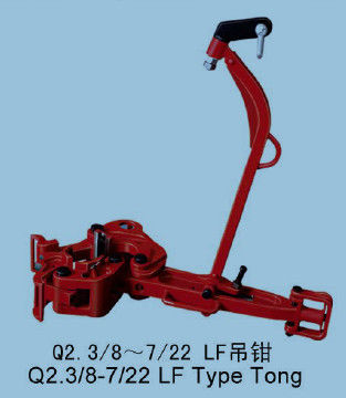 tongs, manual tong, manual tongs, Q2.3/8-7/22LF tong, casing tons for drilling machine