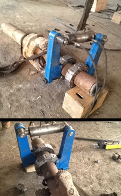 tong machine, tong claw, shackle, shackle wrench, shackle tongs, hydraulic shackle, hydraulic tongs