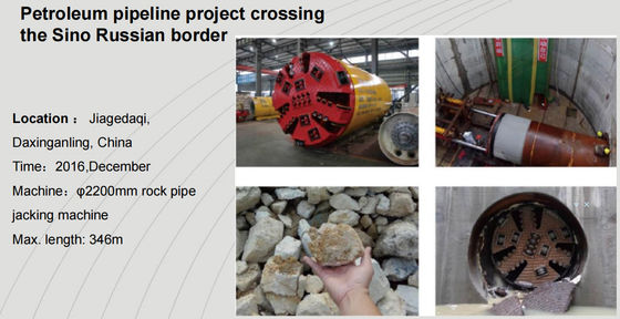 rock pipe jacking machine, microtunnelling machine, micro tunnelling machine