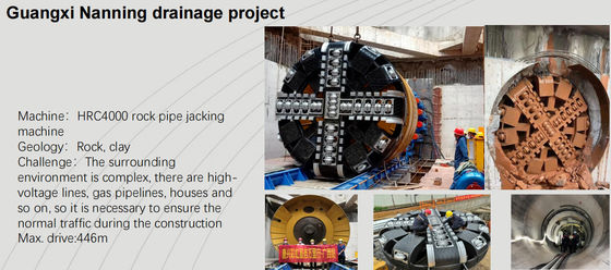 rock pipe jacking machine, microtunneling machine, micro tunneling machine