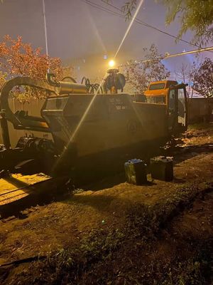 42ton horizontal directional drilling machine, project Ф219steel pipe, drilling distance 1010m.